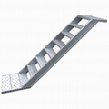 Galvanized Scaffold Stair 1.5m | Banana-Type Steel Stair for Scaffolding System with Anti-Slip Treads
