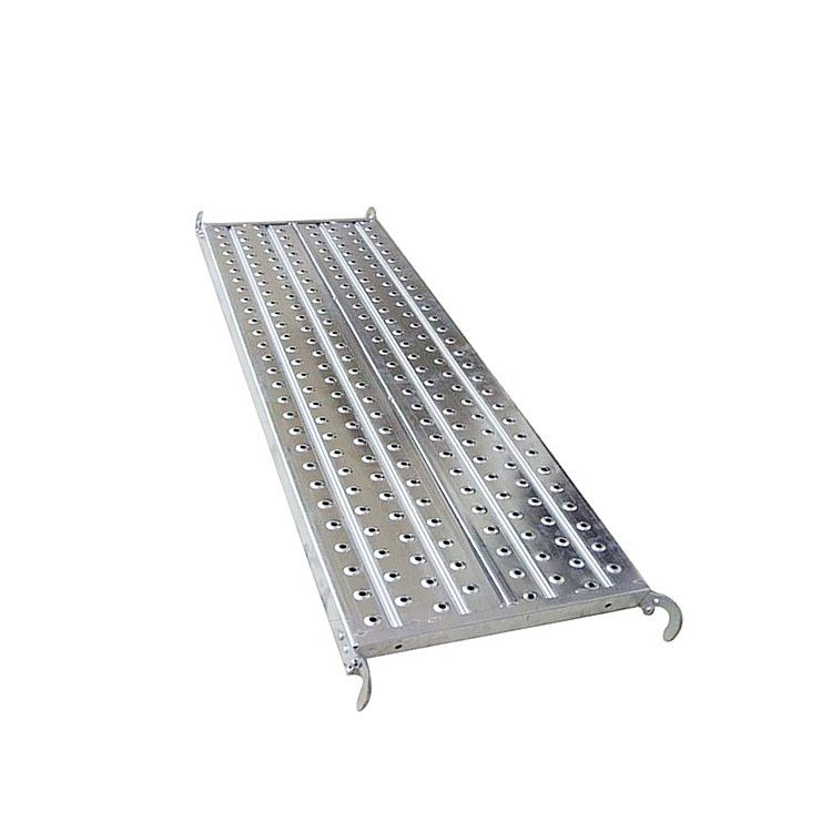 Hook Lock Steel Plank for Scaffolding | Anti-Slip Galvanized Scaffold Board (Multiple Sizes Available)