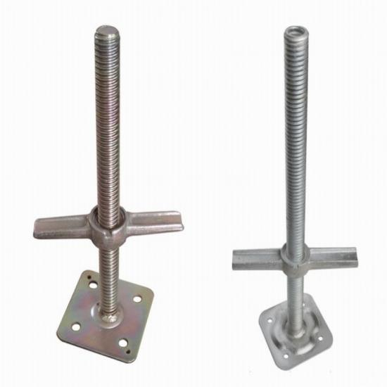 Adjustable Base Jack / Screw Jack for System Scaffolding | Solid & Hollow Types