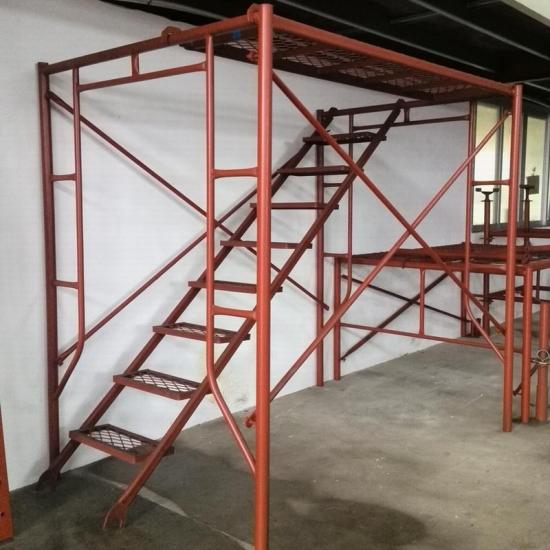 Steel Scaffolding Stair / Metal Scaffold Ladder / Bolt-On Access Stairway